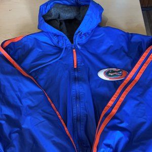 Florida Gators Womens Lined Zip Front Raincoat Size Medium